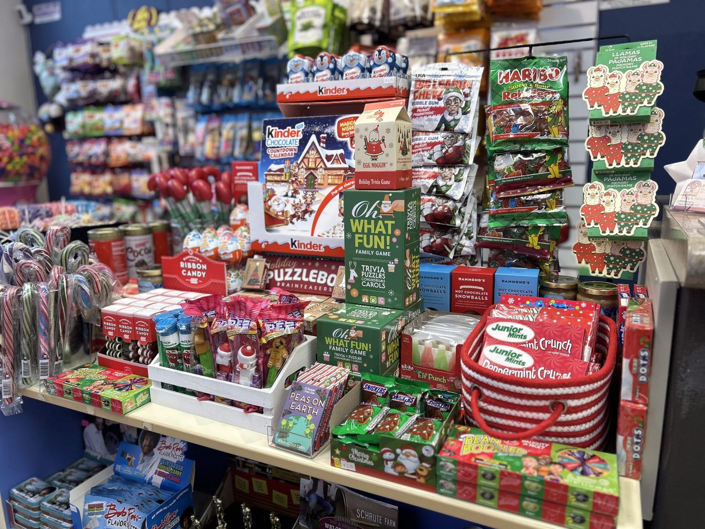 Seasonal sweets and gifts on display at Missy Kay's
